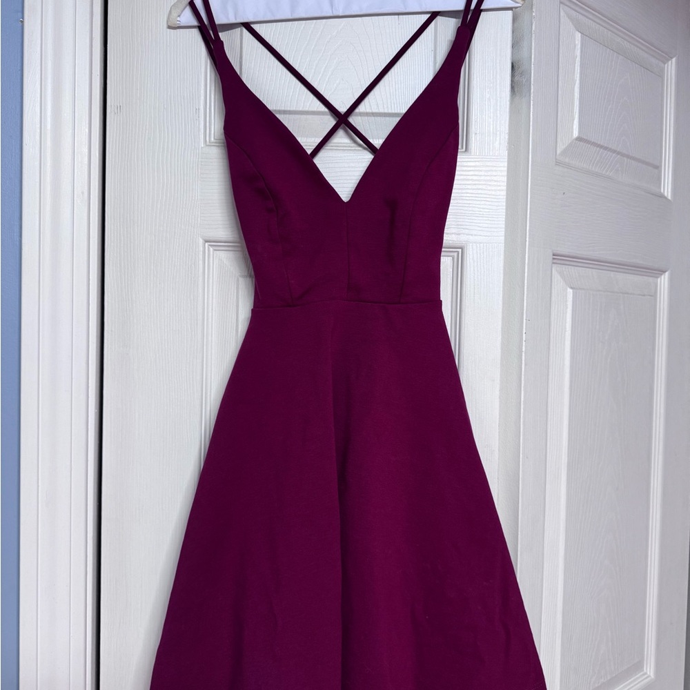 Lulu's burgundy Mini Dress
